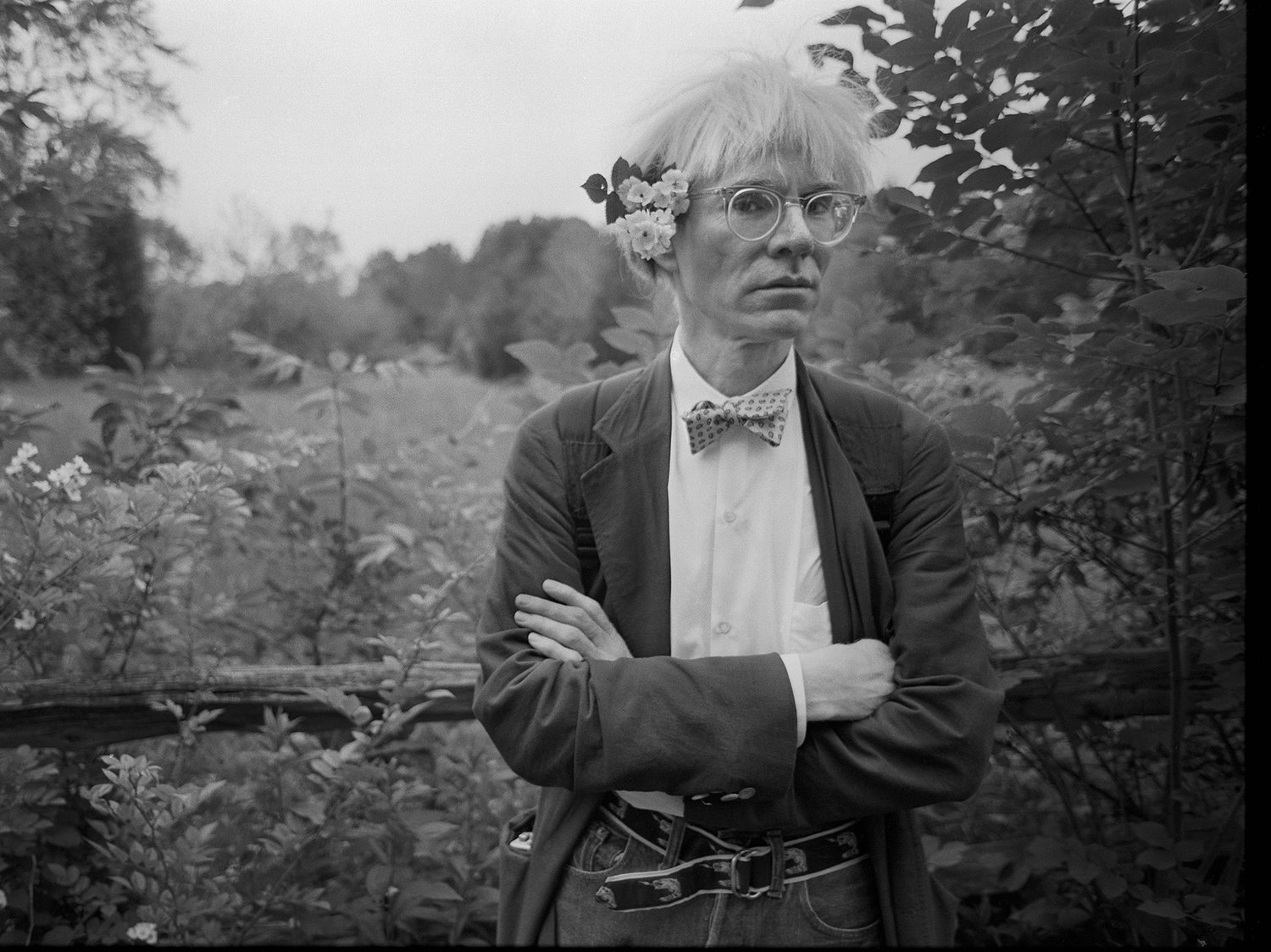 Andy Warhol, at home in nature.